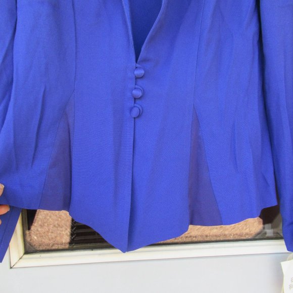 Offer$80 vintage sleeveless long dress Dress w slit in back &matching Jacket set - Picture 13 of 17